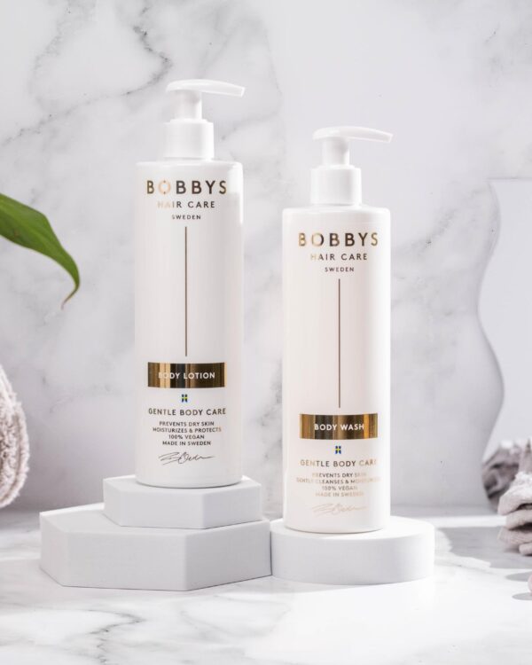 Photo of Bobbys body wash and body lotion 400ml