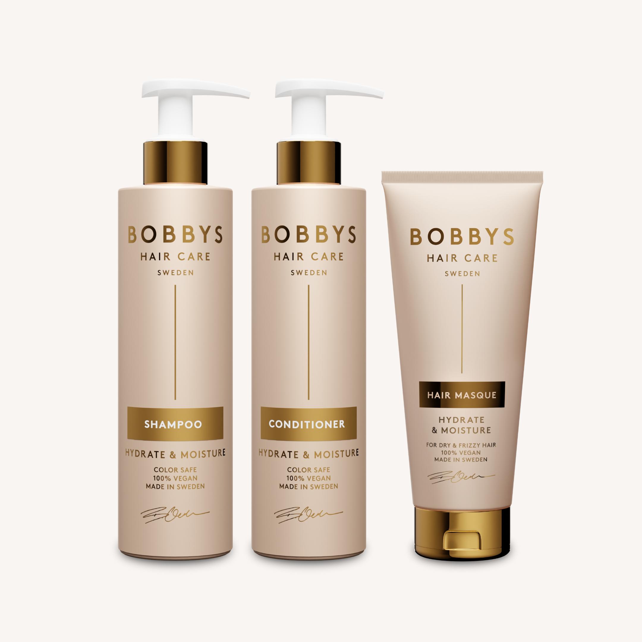 Photo of Hydrate & moisture shampoo, conditioner and hairmask